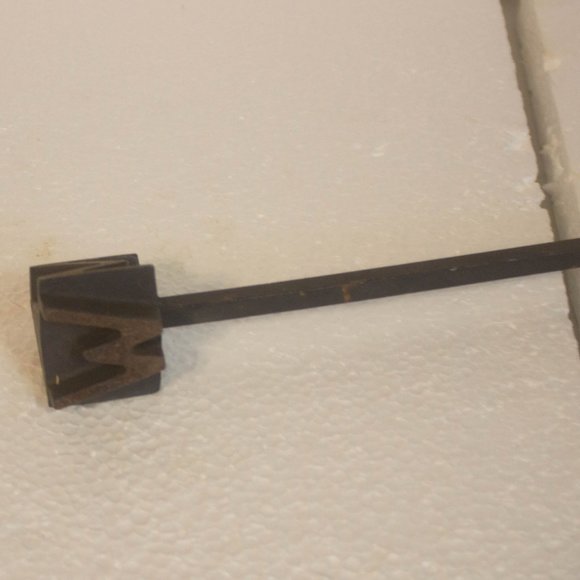 Lyman Steak Branding Iron R/M/W Vintage USA 16" - Picture 2 of 12